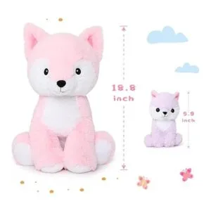 MorisMos Juguetes de peluche de zorro juego de peluche_4