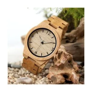BOBO BIRD D27 Reloj de madera de bambú para hombre con_6