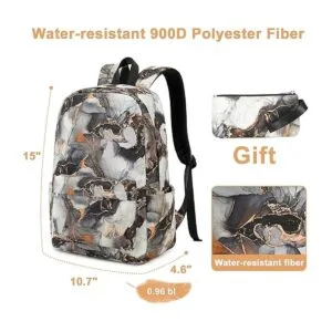 BLUBOON Mochila escolar para niñas adolescentes y niñas_5