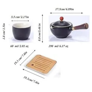 Scizorito Juego de té de viaje portátil de cerámica juego_2