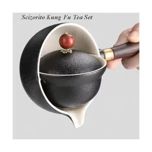 Scizorito Juego de té de viaje portátil de cerámica juego_3