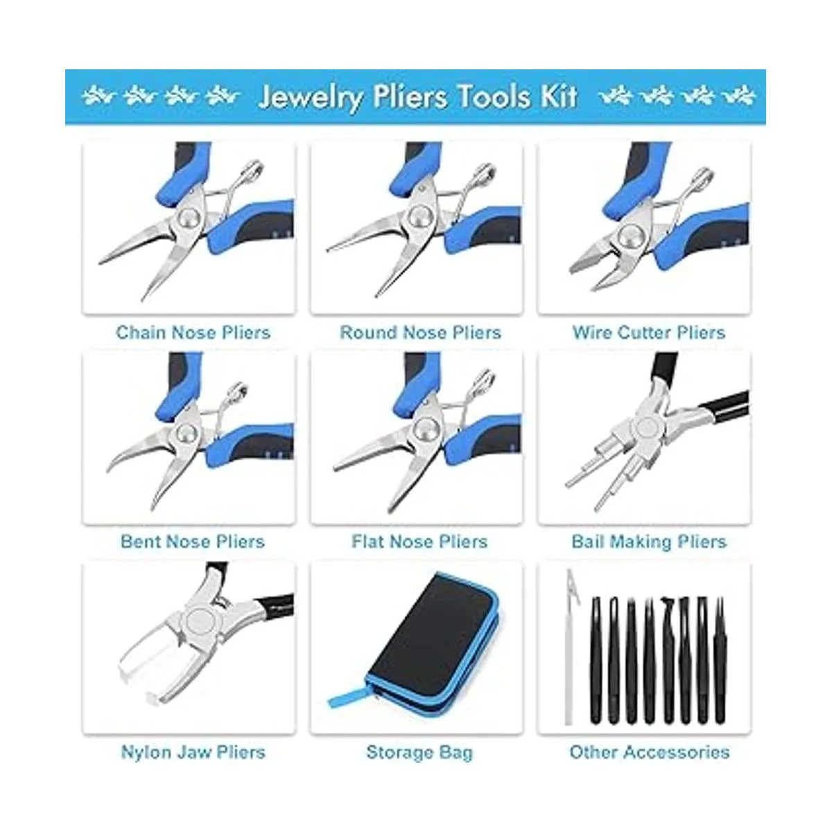 Alicates de joyería kit de herramientas para hacer joyas_2