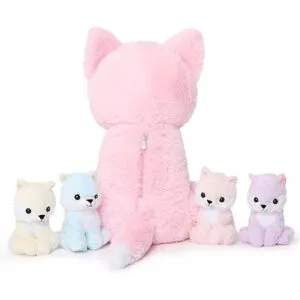 MorisMos Juguetes de peluche de zorro juego de peluche_7