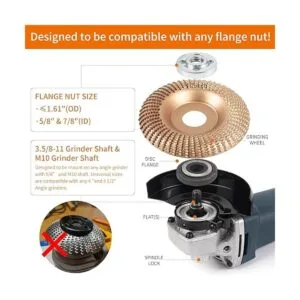 Pomsare Rueda de pulido de disco de tallado de madera_2