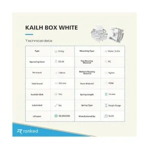 Kailh Box Interruptores de llave para teclados mecánicos_4