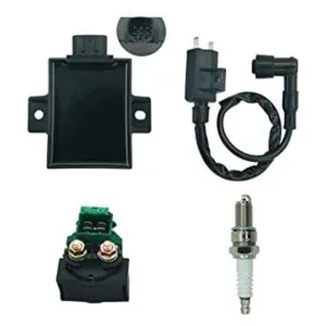 Bobina de encendido con caja CDI y relé solenoide de_1