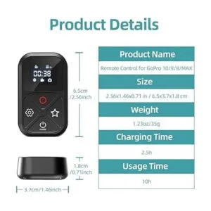 AFAITH Control remoto inalámbrico inteligente para GoPro_6