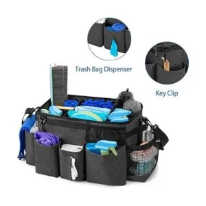 LoDrid Bolsa grande de limpieza portátil con 4 separadores_4