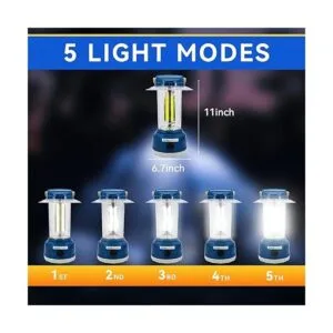 Durapower Linterna LED de camping recargable brillante de_7