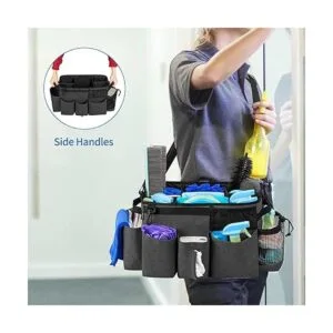 LoDrid Bolsa grande de limpieza portátil con 4 separadores_5