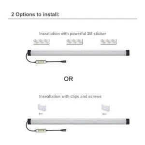 LAIFUNI Iluminación regulable bajo el gabinete barra de_6