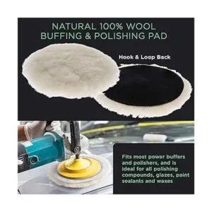 TCP Global Juego de pulido y pulido de espuma y lana de_6