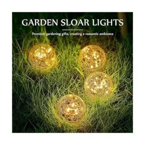 Luces solares de jardín para exteriores luz de globo de_2