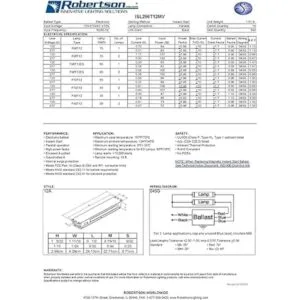 ROBERTSON 3P20158 ISL296T12MV Balasto electrónico_4