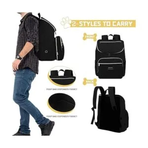 BAGLHER Mochila de viaje para perros mochila desmontable_4