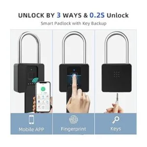 Eseesmart Candado inteligente de grillete largo bloqueo_2