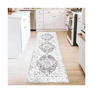 Pauwer Alfombra de pasillo de 2 x 6 pies estilo bohemio_5