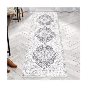 Pauwer Alfombra de pasillo de 2 x 6 pies estilo bohemio_1