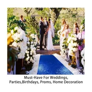 ShinyBeauty Camino de pasillo de boda de 3 pies x 15 pies_4