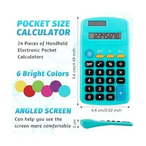 Calculadora de tamaño de bolsillo pantalla de 8 dígitos_2