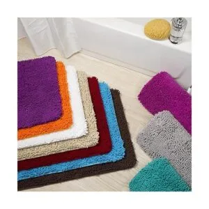 Lavish Home 2 alfombrillas de baño de espuma viscoelástica_4