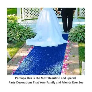 ShinyBeauty Camino de pasillo de boda de 3 pies x 15 pies_2