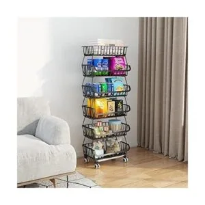 Wisdom Star Canasta de frutas y verduras de 6 niveles_3