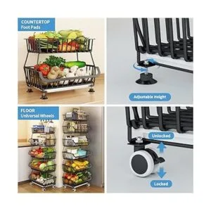 Wisdom Star Canasta de frutas y verduras de 6 niveles_6