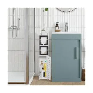 TUOXINEM Armario de almacenamiento de baño pequeño con_3