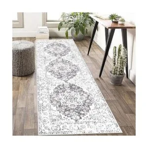 Pauwer Alfombra de pasillo de 2 x 6 pies estilo bohemio_4