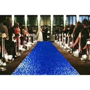 ShinyBeauty Camino de pasillo de boda de 3 pies x 15 pies_1