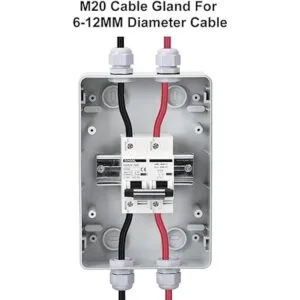 Disyuntor miniatura de 100 amperios CC con caja IP65_7