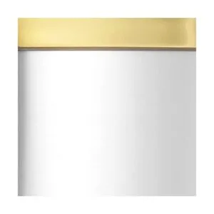 Kraftware Mylar cromo cepillado13inch cesta de residuos_5