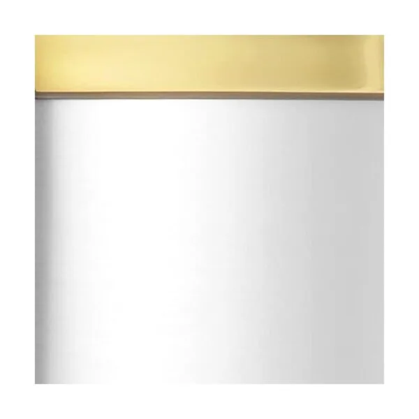 Kraftware Mylar cromo cepillado13inch cesta de residuos_5