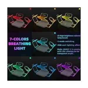 HiBloks Soporte de realidad virtual con luz LED para_3