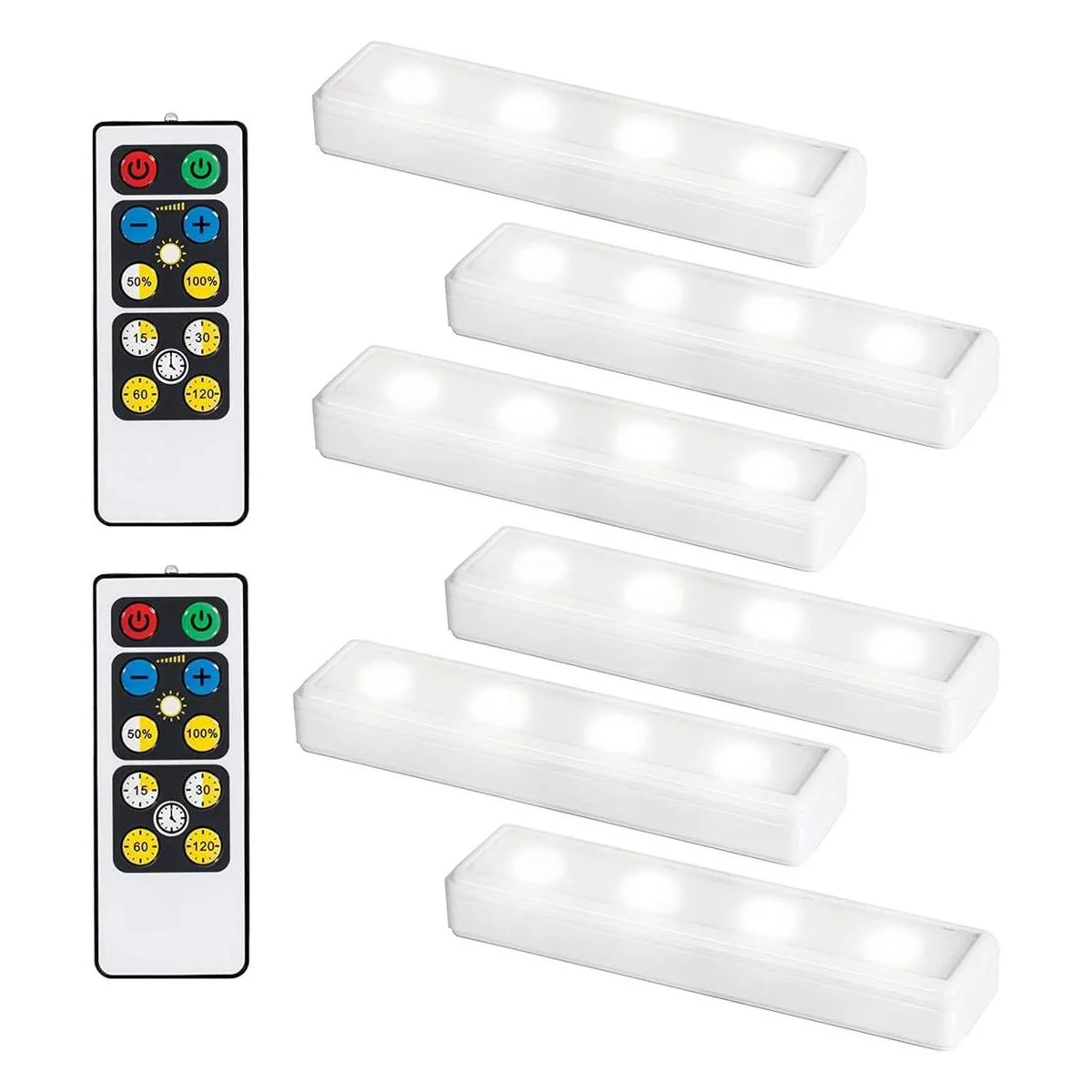 Brilliant Evolution Paquete de 6 luces LED inalámbricas_1