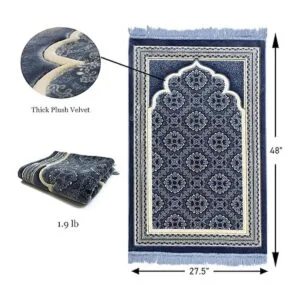 Modefa Alfombra de oración islámica turca Alfombra de_2