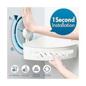 TAILI Organizador de ducha con ventosa paquete de 2_2