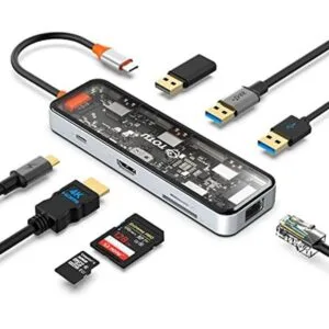 Estación de acoplamiento concentrador USB C concentrador_1