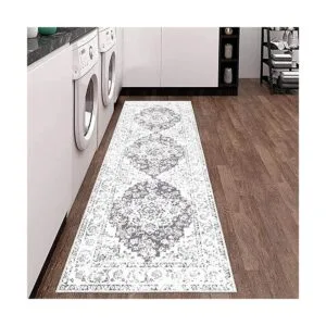 Pauwer Alfombra de pasillo de 2 x 6 pies estilo bohemio_7