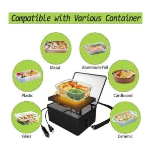Horno portátil calentador de alimentos de 12 V 24 V 110_3