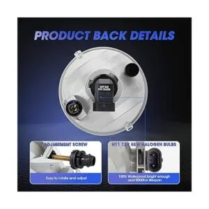 RAPOOSANS Kit de montaje de luces antiniebla para_5