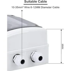 Disyuntor miniatura de 100 amperios CC con caja IP65_2