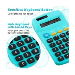 Calculadora de tamaño de bolsillo pantalla de 8 dígitos_5