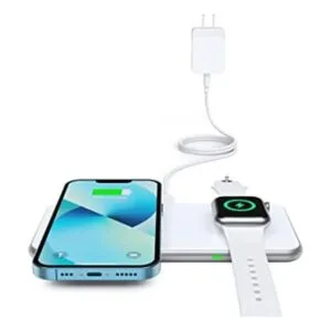 Cargador inalámbrico 2 en 1 almohadilla de carga_1
