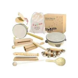 Stoies Juego de música internacional de madera_2