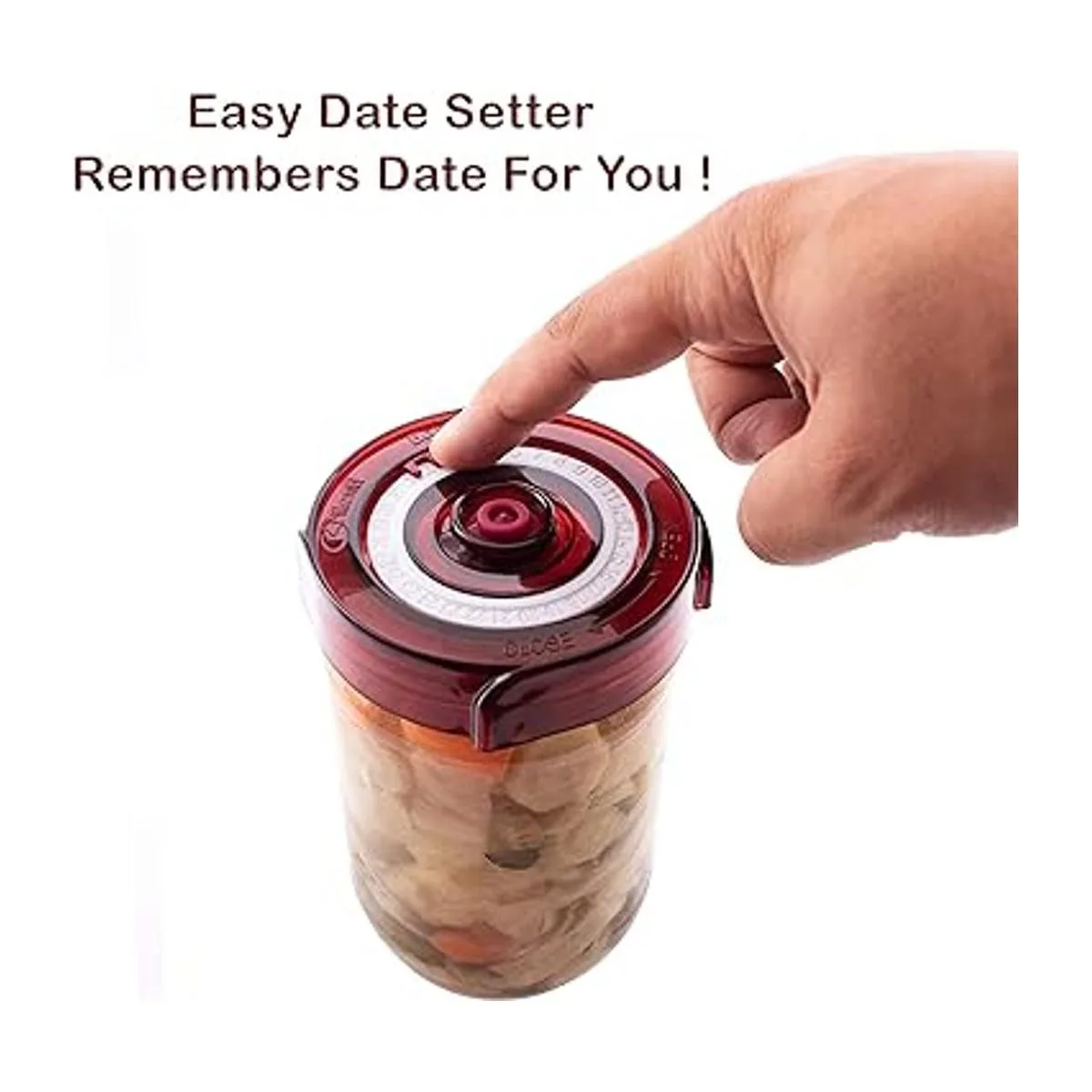 Tapas de fermentación para tarros de boca ancha. Kit de 4_6