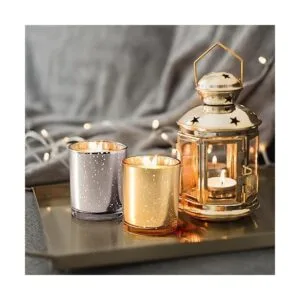 Showin 16 piezas frascos de vidrio grueso de 6 onzas con_4