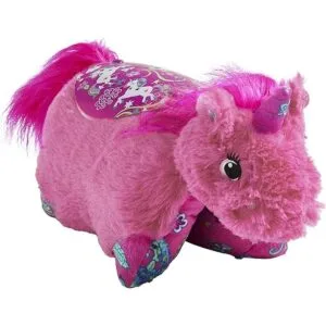 Pillow Pets Peluche colorido de unicornio rosa Sleeptime_2