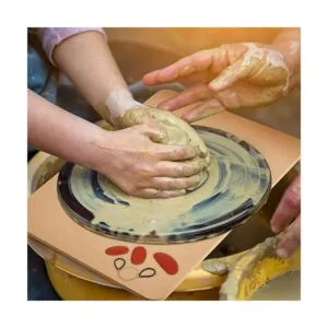 Tabla de cuña de arcilla portátil con mango integrado_4